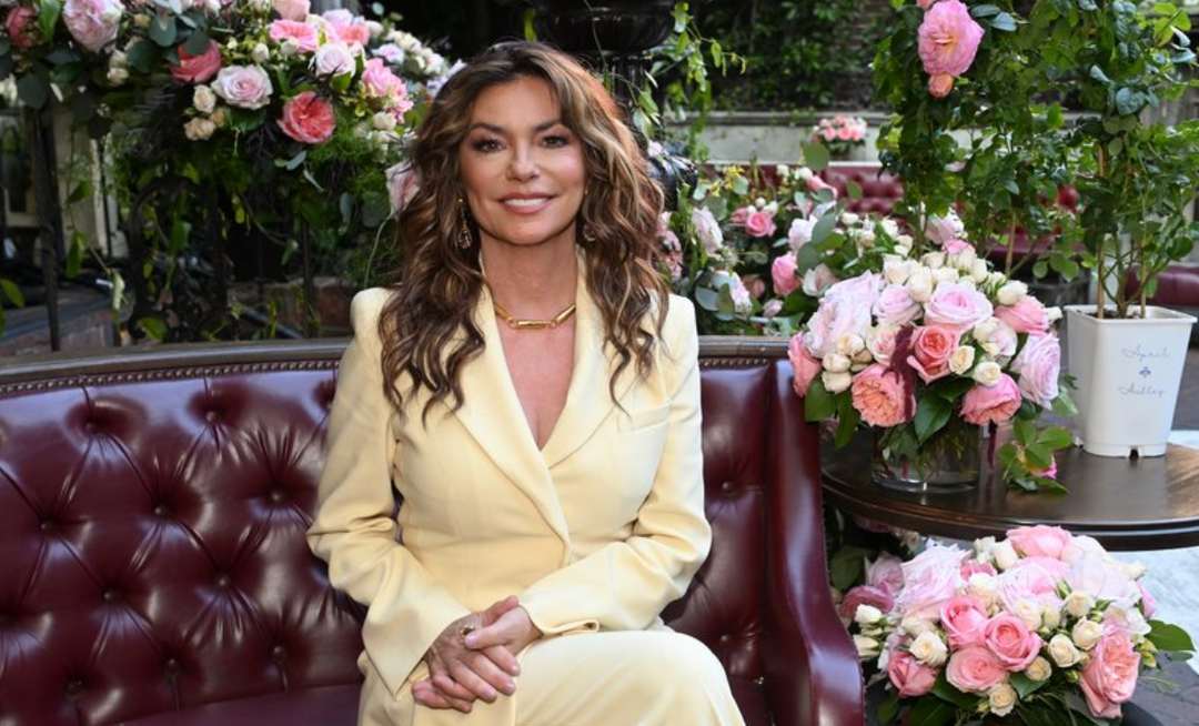 Shania Twain at the Rose Baptism
