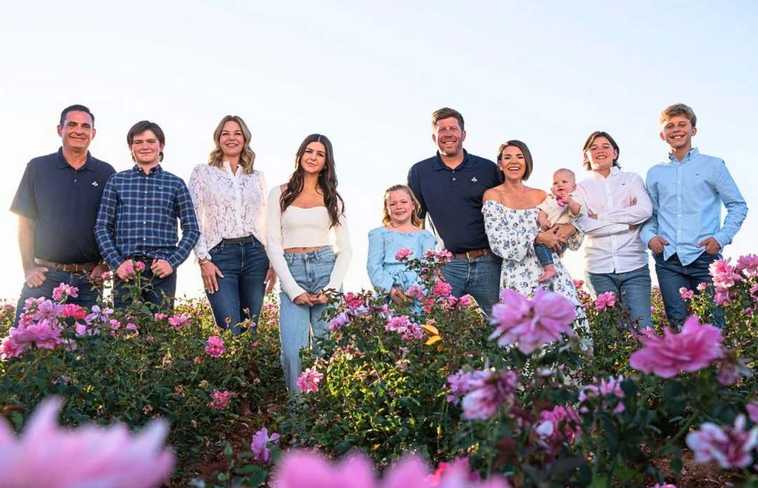April & Ashley and their families